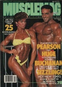 Muscle Mag October 1988 magazine back issue cover image