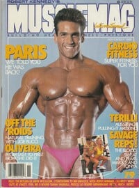 Muscle Mag November 1988 Magazine Back Copies Magizines Mags