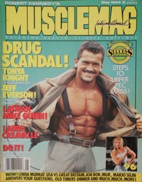 Muscle Mag May 1990 magazine back issue cover image