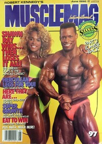 Muscle Mag June 1990 magazine back issue cover image
