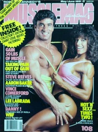 Muscle Mag May/June 1991 magazine back issue cover image