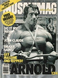 Muscle Mag October 1992 magazine back issue cover image