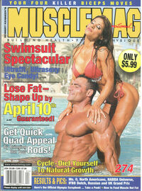 Muscle Mag April 2005 magazine back issue cover image