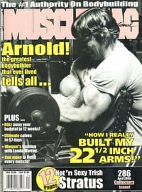 Muscle Mag April 2006 magazine back issue cover image