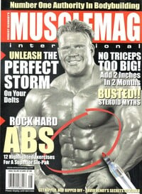 Muscle Mag August 2006 magazine back issue cover image