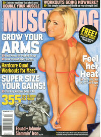 Muscle Mag December 2008 magazine back issue cover image