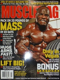 Muscle Mag January 2009 Magazine Back Copies Magizines Mags