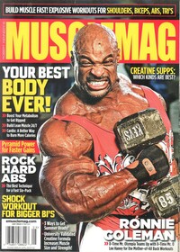 Muscle Mag May 2010 magazine back issue cover image