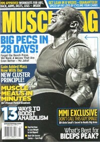 Muscle Mag March 2011 magazine back issue cover image