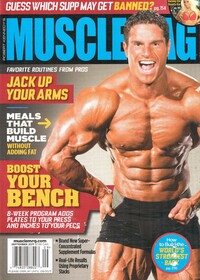 Muscle Mag September 2011 magazine back issue cover image