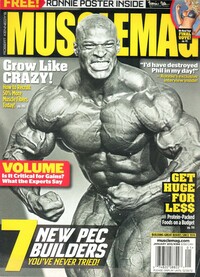 Muscle Mag January 2013 magazine back issue cover image