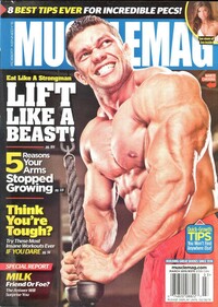 Muscle Mag March 2013 magazine back issue cover image