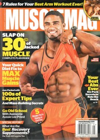 Muscle Mag May 2013 magazine back issue cover image