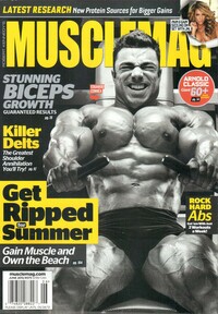 Muscle Mag June 2013 magazine back issue cover image