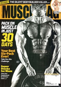 Muscle Mag December 2013 magazine back issue cover image