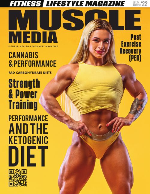 Muscle Media July/August 2022 magazine back issue Muscle Media magizine back copy 