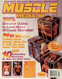 Dennis Newman magazine cover appearance Muscle Media May 1995