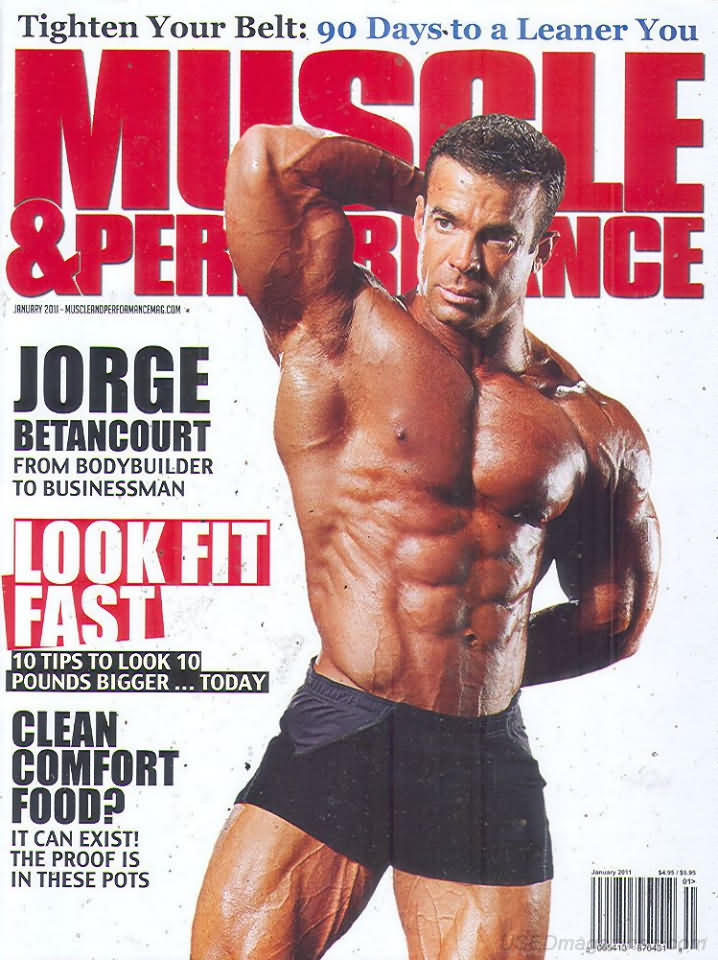 Muscle & Performance January 2011 magazine back issue Muscle & Performance magizine back copy 