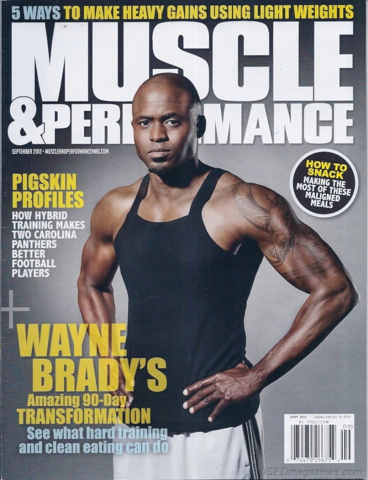 Muscle & Performance September 2012 magazine back issue Muscle & Performance magizine back copy 