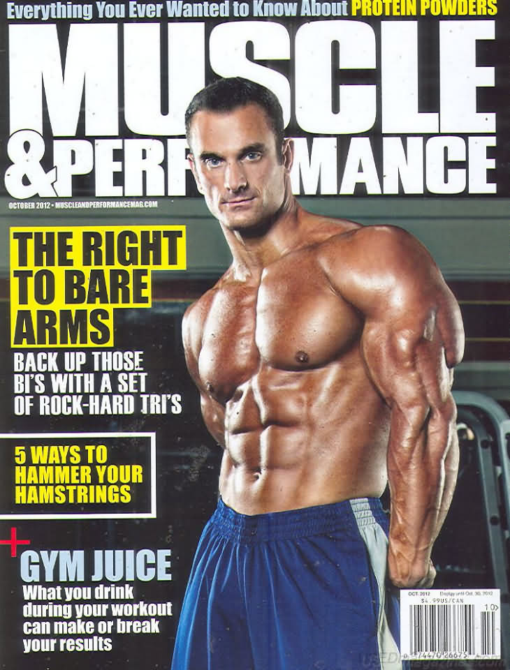 Muscle & Performance October 2012 magazine back issue Muscle & Performance magizine back copy 