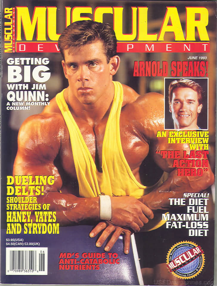 Muscular Development June 1993 magazine back issue Muscular Development magizine back copy Muscular Development June 1993American fitness and bodybuilding magazine back issue first published in 1964 by Bob Hoffman. Getting Big With Jim Quinn: A New Monthly Column.