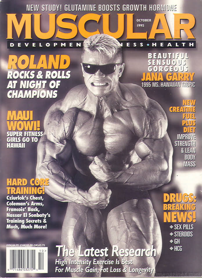 Muscular Development October 1995 magazine back issue Muscular Development magizine back copy Muscular Development October 1995American fitness and bodybuilding magazine back issue first published in 1964 by Bob Hoffman. Beautiful Sensuous Gorgeous Jana Garry 1995 Ms. Hawaiian Tropic.