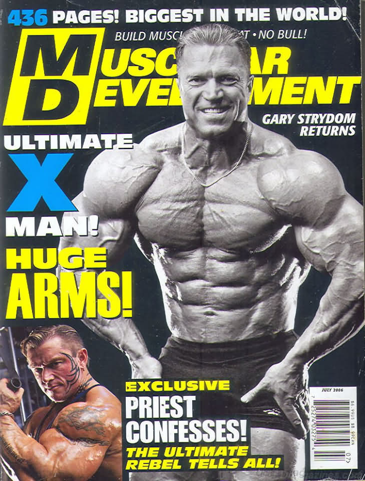 Muscular Development July 2006 magazine back issue Muscular Development magizine back copy Muscular Development July 2006American fitness and bodybuilding magazine back issue first published in 1964 by Bob Hoffman. 436 Pages! Biggest In The World!.
