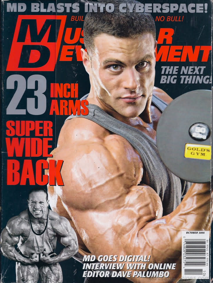 Muscular Development October 2006 magazine back issue Muscular Development magizine back copy Muscular Development October 2006American fitness and bodybuilding magazine back issue first published in 1964 by Bob Hoffman. MD Blasts Into Cyberspace!.