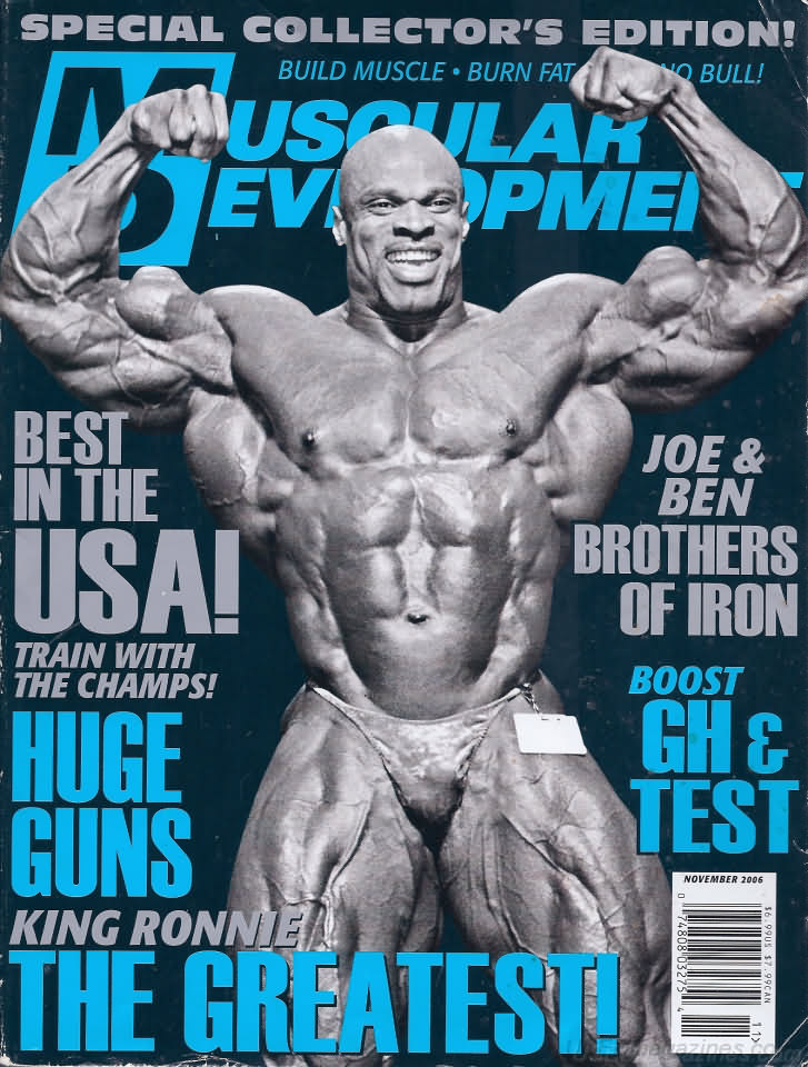 Muscular Development November 2006 magazine back issue Muscular Development magizine back copy Muscular Development November 2006American fitness and bodybuilding magazine back issue first published in 1964 by Bob Hoffman. Special Collector's Edition!.