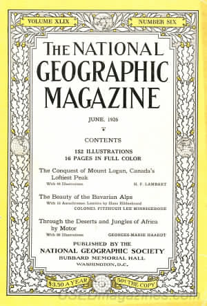 National Geographic June 1926 magazine back issue National Geographic magizine back copy National Geographic June 1926 Nat Geo Magazine Back Issue Published by the National Geographic Society. 152 Illustrations 36 Pages In Full Color.