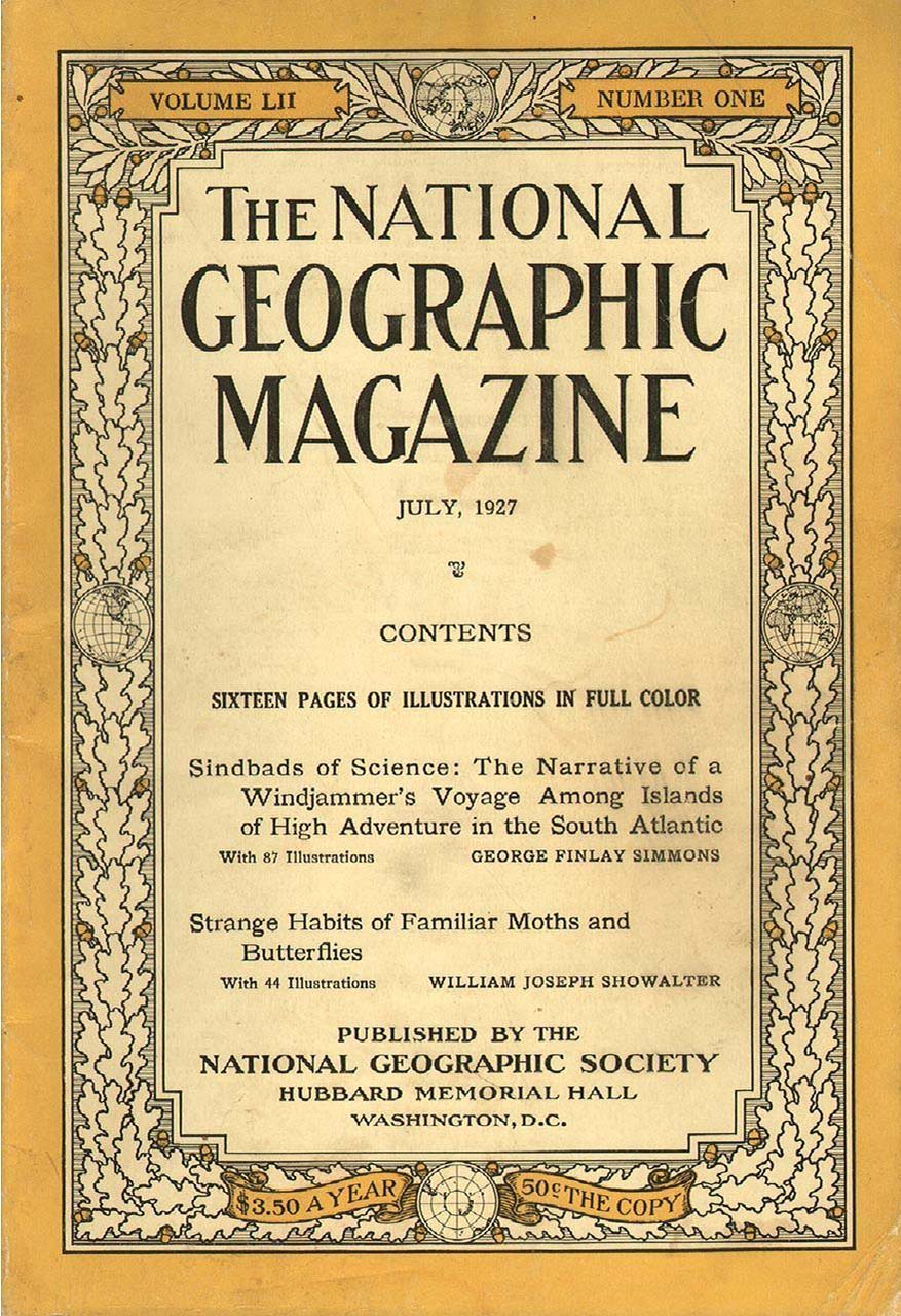 National Geographic July 1927 magazine back issue National Geographic magizine back copy National Geographic July 1927 Nat Geo Magazine Back Issue Published by the National Geographic Society. Sixteen Pages Of Illustrations In Full Color.