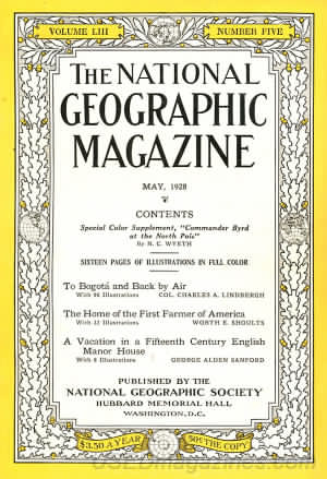 National Geographic May 1928 magazine back issue National Geographic magizine back copy National Geographic May 1928 Nat Geo Magazine Back Issue Published by the National Geographic Society. Sixteen Pages Of Illustration In Full Color.
