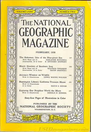 National Geographic February 1958 magazine back issue National Geographic magizine back copy National Geographic February 1958 Nat Geo Magazine Back Issue Published by the National Geographic Society. The Mahattan Tales Of The Bluegreen.
