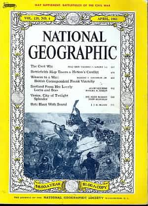 National Geographic April 1961 magazine back issue National Geographic magizine back copy National Geographic April 1961 Nat Geo Magazine Back Issue Published by the National Geographic Society. Venice City Of Twilight Splender.