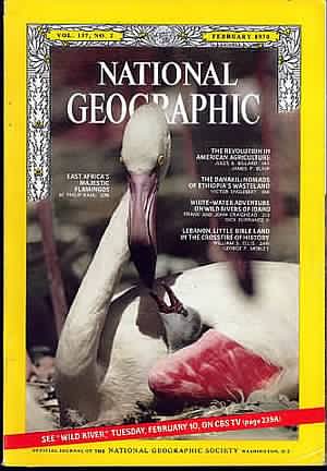 National Geographic February 1970 magazine back issue National Geographic magizine back copy National Geographic February 1970 Nat Geo Magazine Back Issue Published by the National Geographic Society. The Revolution In American  Agriculture.