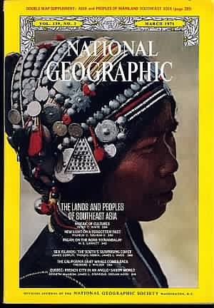 National Geographic March 1971 magazine back issue National Geographic magizine back copy National Geographic March 1971 Nat Geo Magazine Back Issue Published by the National Geographic Society. The Lands And Peoples Of Southeast Asia.