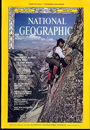 National Geographic June 1974 magazine back issue National Geographic magizine back copy National Geographic June 1974 Nat Geo Magazine Back Issue Published by the National Geographic Society. Linfa Miliar Glories Of The West.