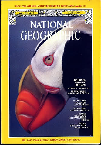 National Geographic February 1979 magazine back issue National Geographic magizine back copy National Geographic February 1979 Nat Geo Magazine Back Issue Published by the National Geographic Society. National Wildlife Refuges.