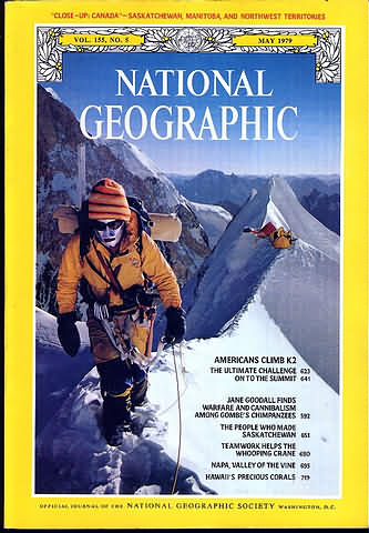 National Geographic April 1979 magazine back issue National Geographic magizine back copy National Geographic April 1979 Nat Geo Magazine Back Issue Published by the National Geographic Society. Americans Climb K2.