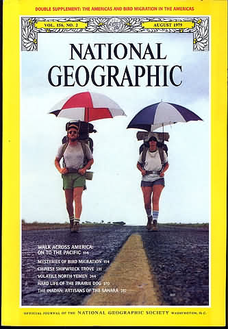 National Geographic July 1979 magazine back issue National Geographic magizine back copy National Geographic July 1979 Nat Geo Magazine Back Issue Published by the National Geographic Society. Walk Across American On To The Pacific.