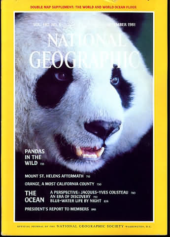 National Geographic December 1981 magazine back issue National Geographic magizine back copy National Geographic December 1981 Nat Geo Magazine Back Issue Published by the National Geographic Society. Pandas In The Wild.