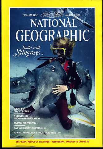 National Geographic January 1989 magazine back issue National Geographic magizine back copy National Geographic January 1989 Nat Geo Magazine Back Issue Published by the National Geographic Society. Cocaine's Deadly Reach.