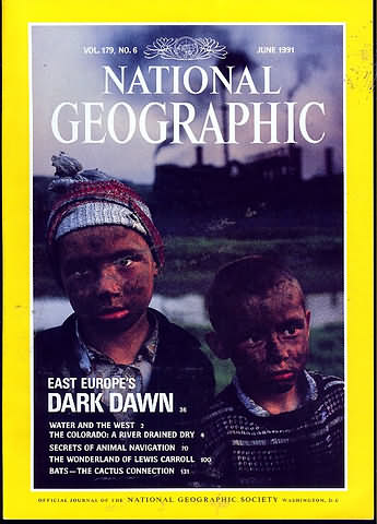 National Geographic June 1991 magazine back issue National Geographic magizine back copy National Geographic June 1991 Nat Geo Magazine Back Issue Published by the National Geographic Society. East Europe's Dark Dawn.