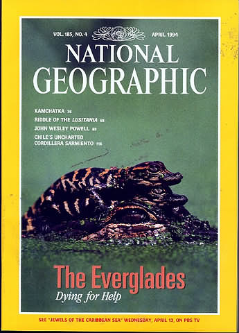National Geographic April 1994 magazine back issue National Geographic magizine back copy National Geographic April 1994 Nat Geo Magazine Back Issue Published by the National Geographic Society. Kamchatka Riddle Of The Lusitania.