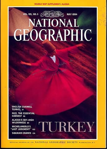 National Geographic May 1994 magazine back issue National Geographic magizine back copy National Geographic May 1994 Nat Geo Magazine Back Issue Published by the National Geographic Society. English Channel Tunnel.
