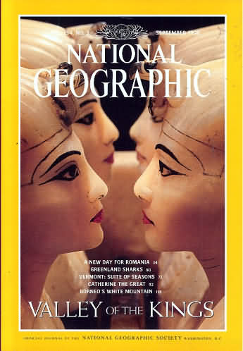 National Geographic September 1998 magazine back issue National Geographic magizine back copy National Geographic September 1998 Nat Geo Magazine Back Issue Published by the National Geographic Society. A New Day For Romania 34 Greenland Shark 50.