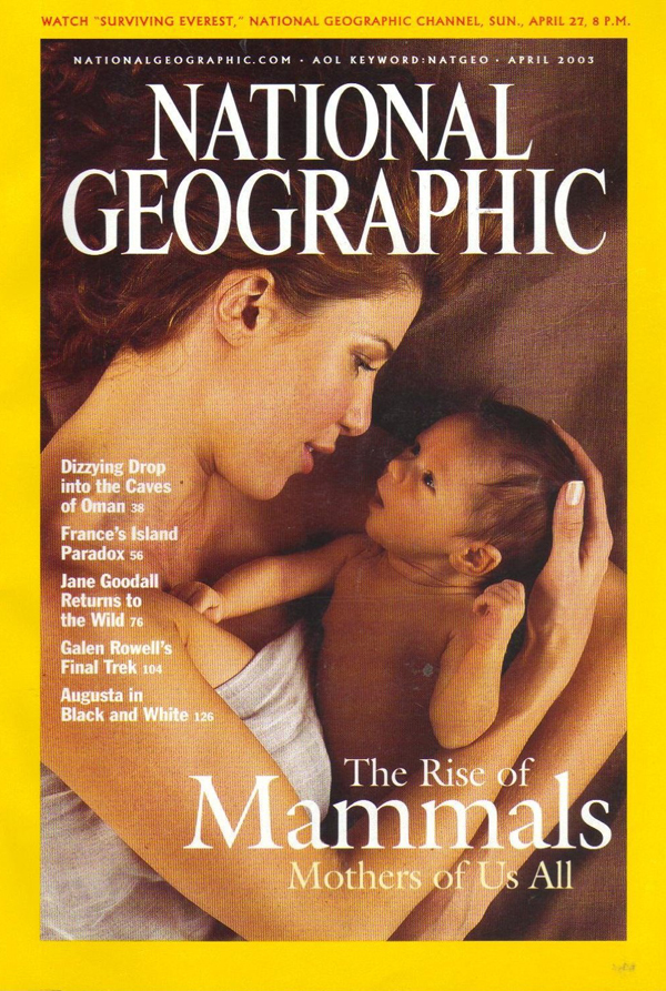 National Geographic April 2003 magazine back issue National Geographic magizine back copy National Geographic April 2003 Nat Geo Magazine Back Issue Published by the National Geographic Society. Dizzying Drop Into The Caves Of Oman 38.