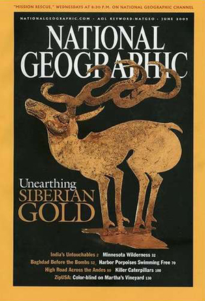 National Geographic June 2003 magazine back issue National Geographic magizine back copy National Geographic June 2003 Nat Geo Magazine Back Issue Published by the National Geographic Society. Unearthing Siberian Gold.