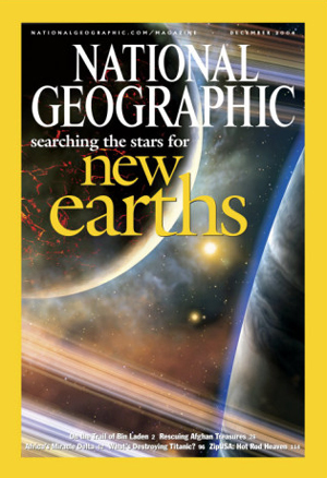 National Geographic December 2004 magazine back issue National Geographic magizine back copy National Geographic December 2004 Nat Geo Magazine Back Issue Published by the National Geographic Society. Searching The Stars For New Earths.