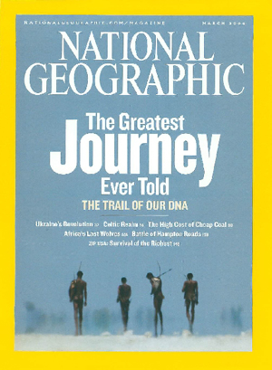 National Geographic March 2006 magazine back issue National Geographic magizine back copy National Geographic March 2006 Nat Geo Magazine Back Issue Published by the National Geographic Society. The Greatest Journey Ever Told.